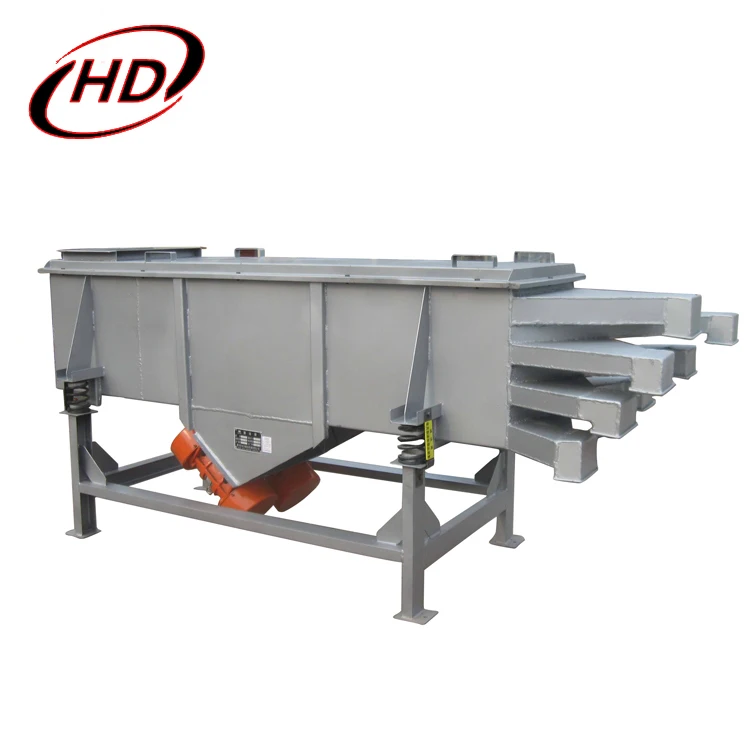 Linear vibration sieve separator machine for wood stones soil pellet