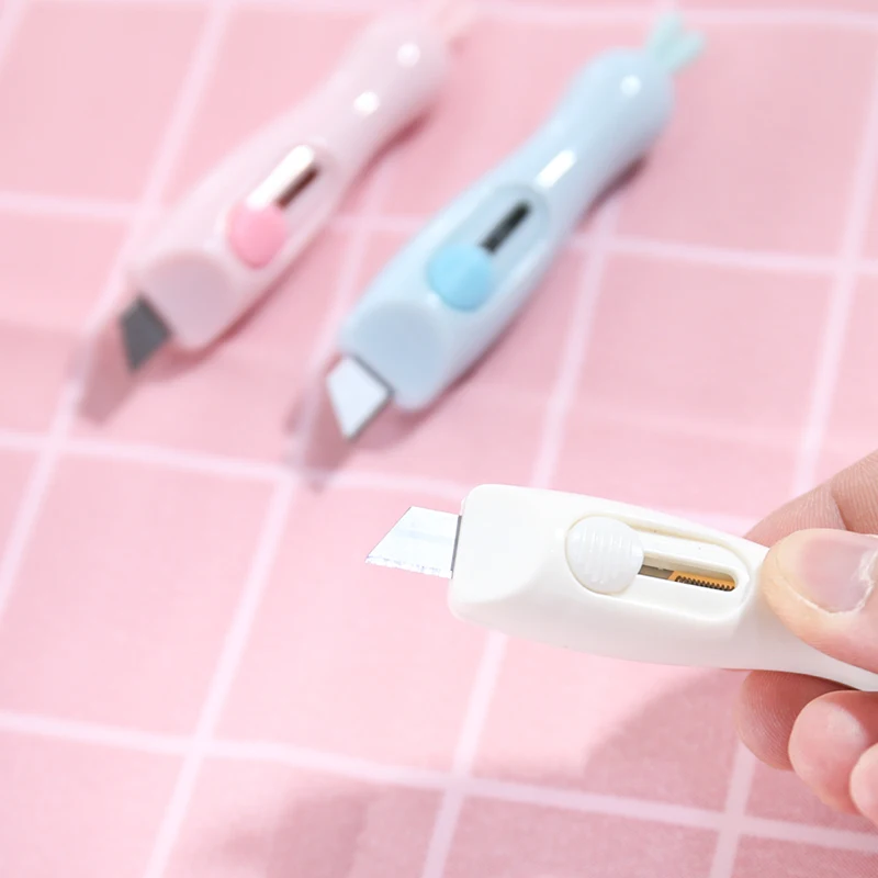 Oule Factory Outlet Cartoon Rabbit Stationery Knife Box Cutter Knife Portable Paper Cutting Knife