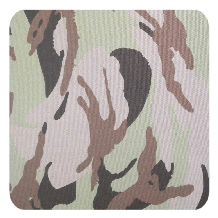 Customized  Military Quality Uniform  Cotton Ripstop Nylon VAT Printing Cordura Camouflage Fabric For Saudi Arabia