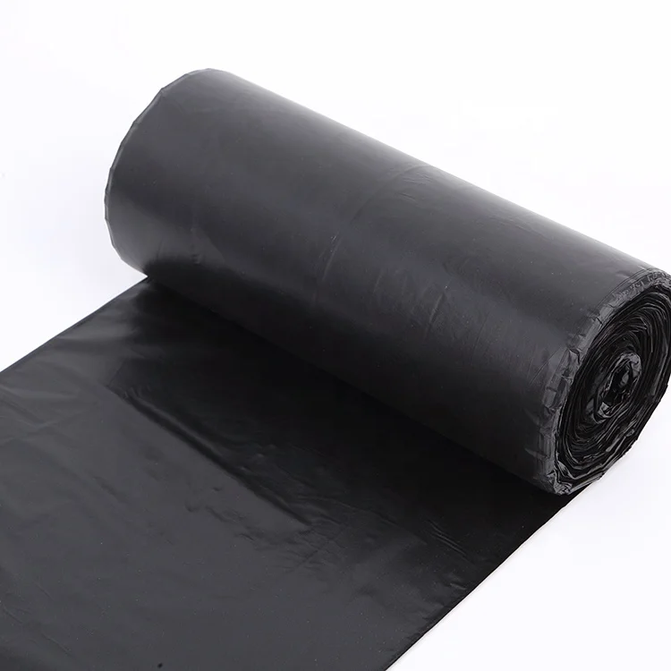 Хит продаж, черный мешок для мусора из переработанного материала