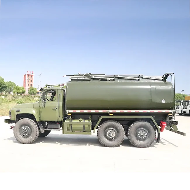 Dongfeng off-road 8000 liters oil tanker truck for sale fuel tank truck 6x6