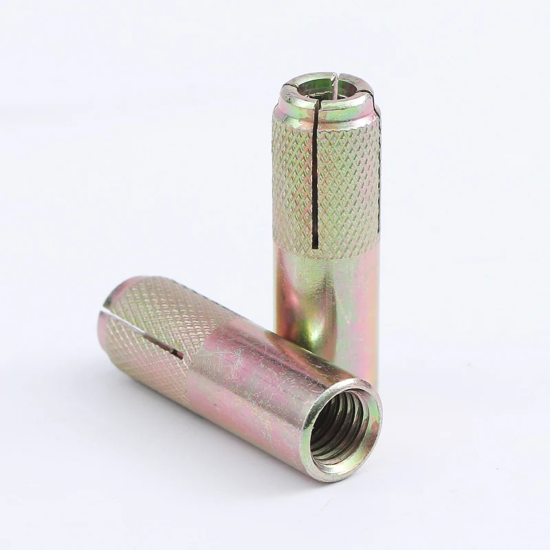 Galvanized flanging drop in anchor durable high quality Lipped Blue Zinc Drop In Anchor Bolt Drop In Expansion Anchor