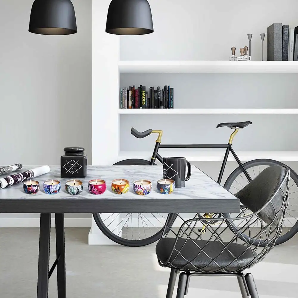 
Amazon Hot Sell Soy Scented Candle In Tin Box Gift Set Of 8 