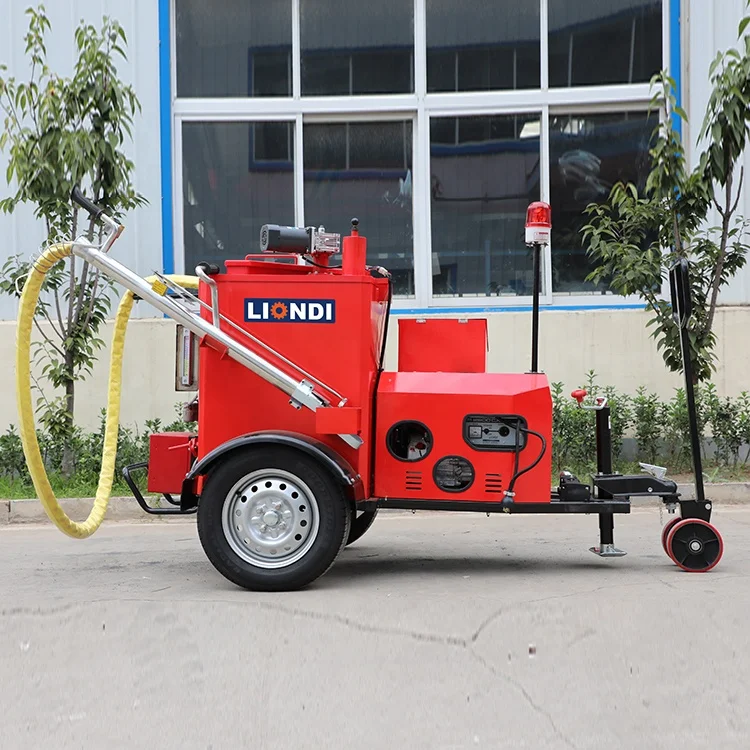 Road Repairing Hot Tar Crack Filler Machine Gas Power Road Pot Hole Crack Sealing Machine