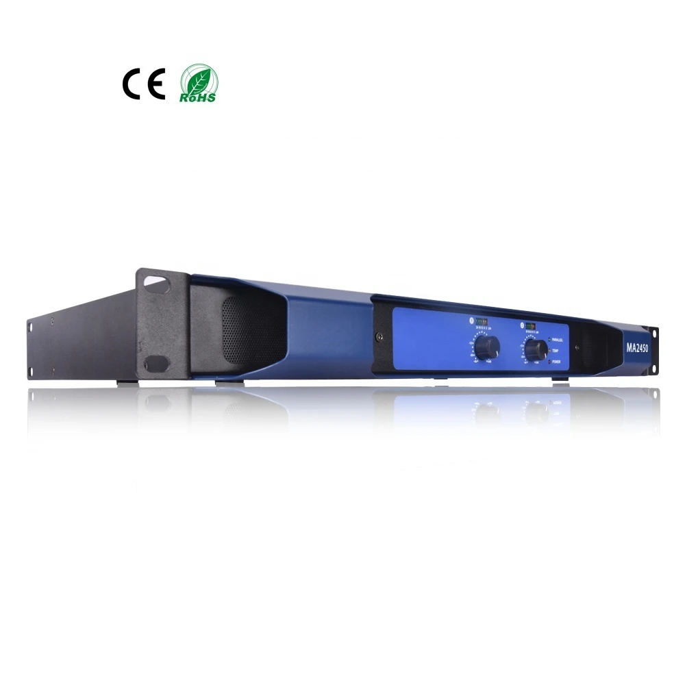 1U Class D 450W*2 digital power amplifier for home audio