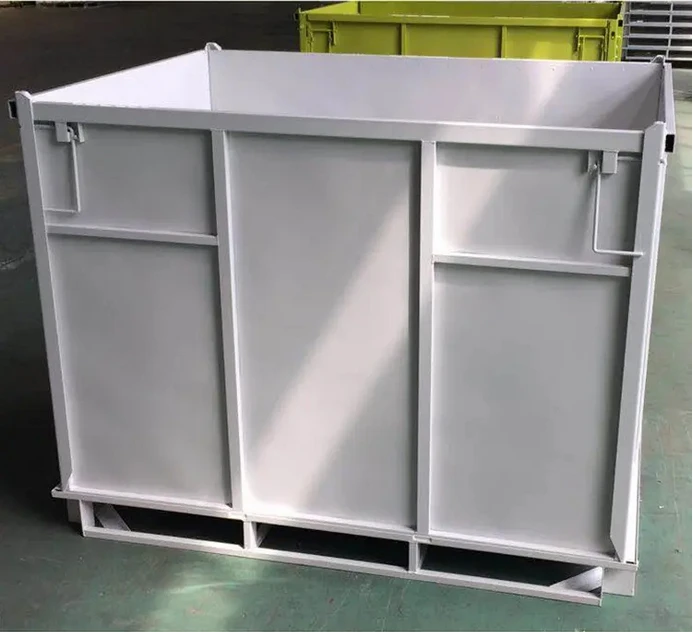 Packaging For Petrochemical Plastics Customized Foldable Metal Crate Durable Industrial  Liquid IBC Bulk Pallet Box For Chemical