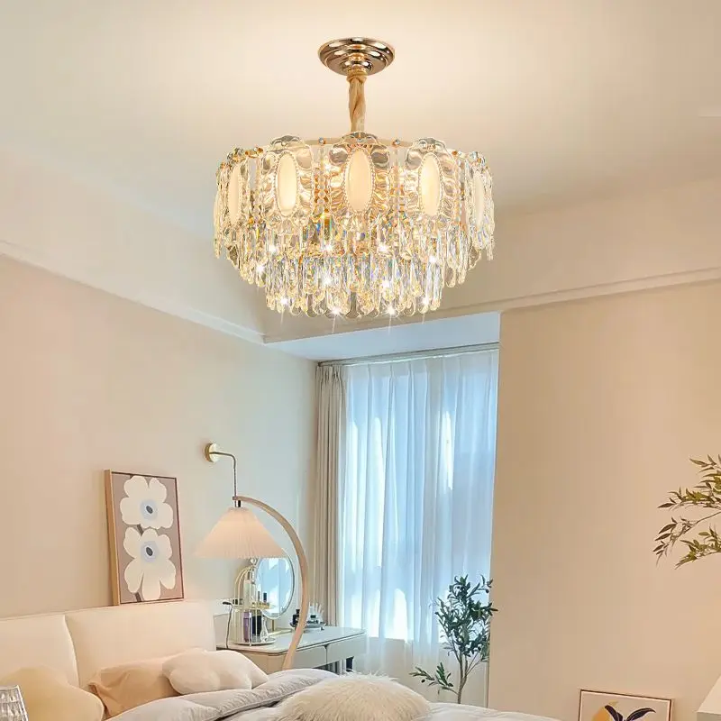 ZYL Light Роскошная Высококачественная атмосферная хрустальная люстра для гостиной роскошная осветительная арматура столовой и спальни