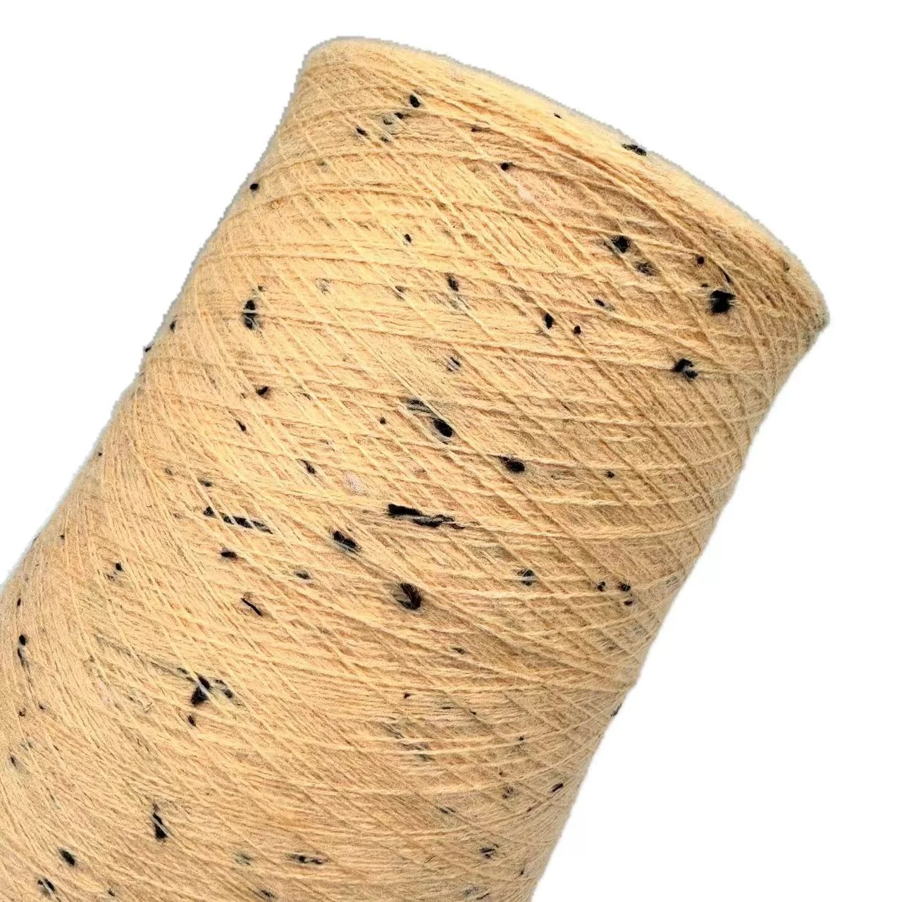 NEW FASHION KNITTING YARN 2/30NM 41% ACRYLIC  26%NYLON  28%PBT  5% BLACK DOT POLYESTER CORE SPUN YARN