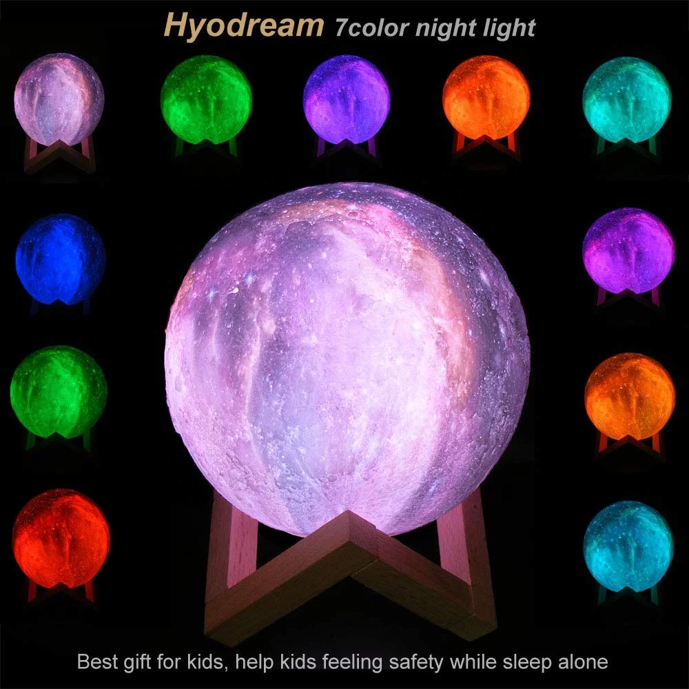 
Amazon Hot Sales 16 Color Remote Control Star Light PVC Moon Lamp LED Light Starry Night Light 