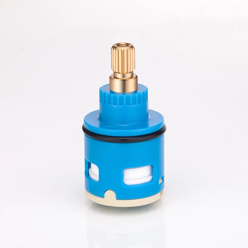 Brass Stem Faucet Thermostatic Cartridge Blue Ceramic Cartridge  Bathroom Special Valve Core For Shower And Mixed Water Heater