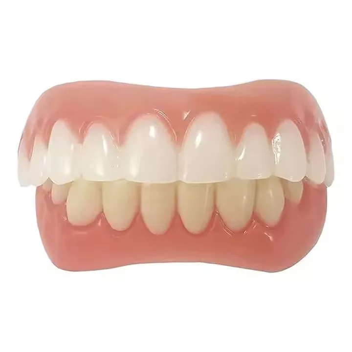 Wholesale Professional Beauty Snap Overdenture Restoration Silicone Emulational Veneers False Teeth Cosmetic Denture
