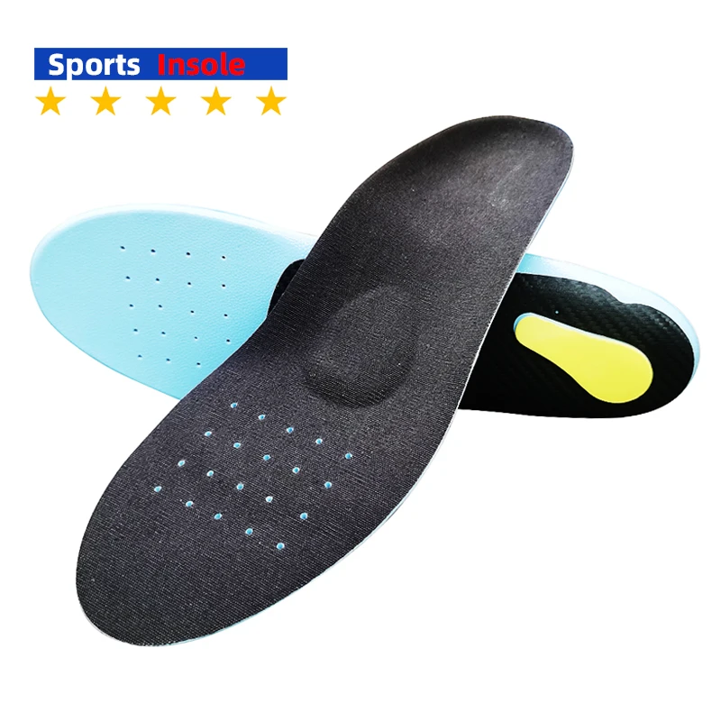 New Arrival Wholesale Gel Arch Support Poron Insole Shock Absorbing Insoles for Shoes Sports