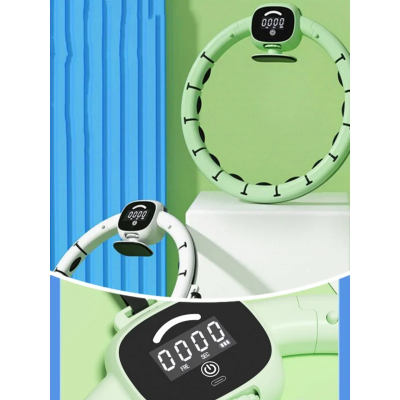 Интеллектуальный бесшумный фитнес-обруч FDFIT с утяжеленной шаровой головкой для снижения веса талии и сжигания жира