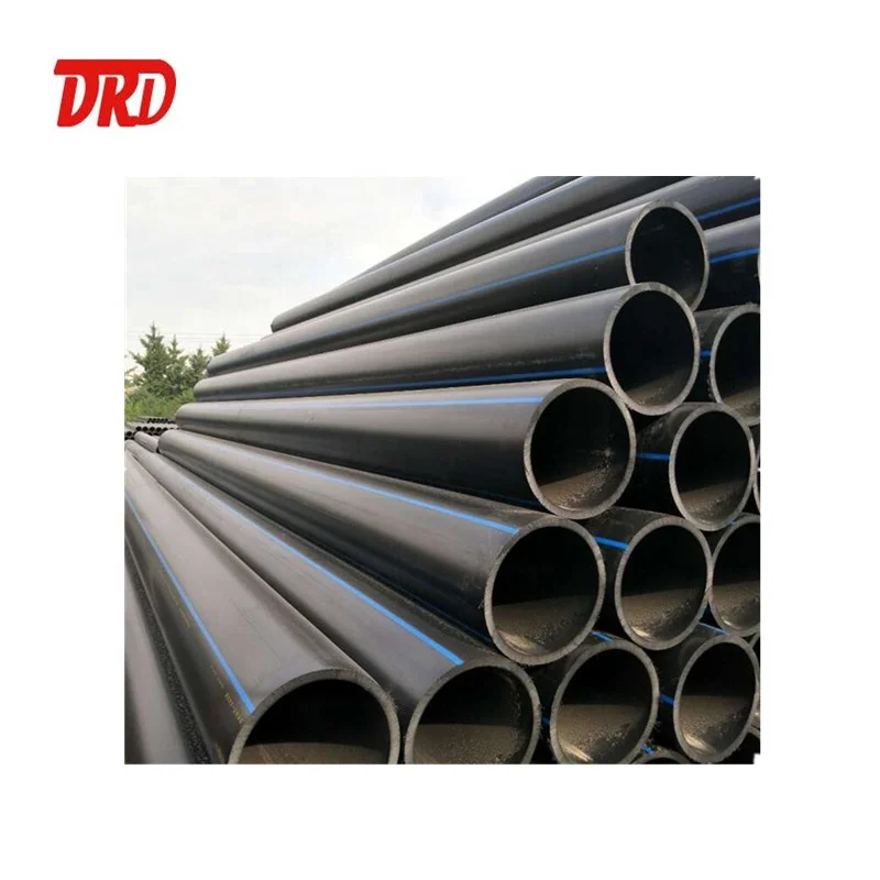 Гибкая труба 160 мм sdr17 черный полиэтилен HDPE трубы водоснабжения