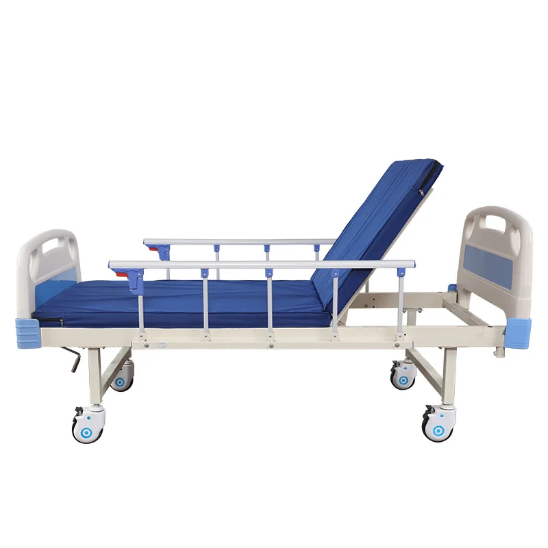 BAOYA Hot selling nursing bed 1 Crank Hospital Bed Manual Hospital Bed For Sale