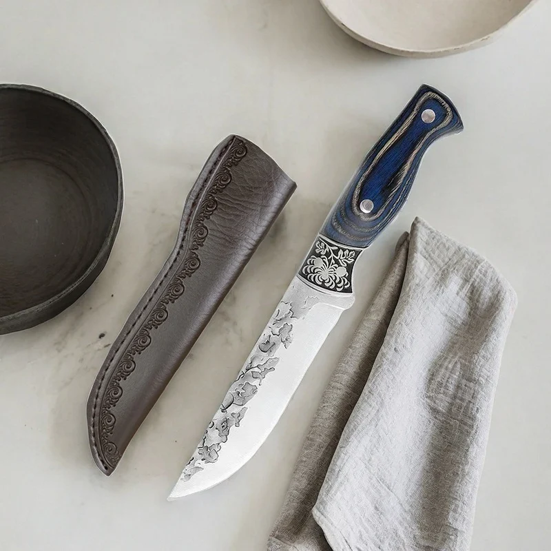 Mongolian Style Stainless Steel Household Meat Cutting Knife Special Segmentation Slaughtering Pig Cattle Shaving Kitchen Knives