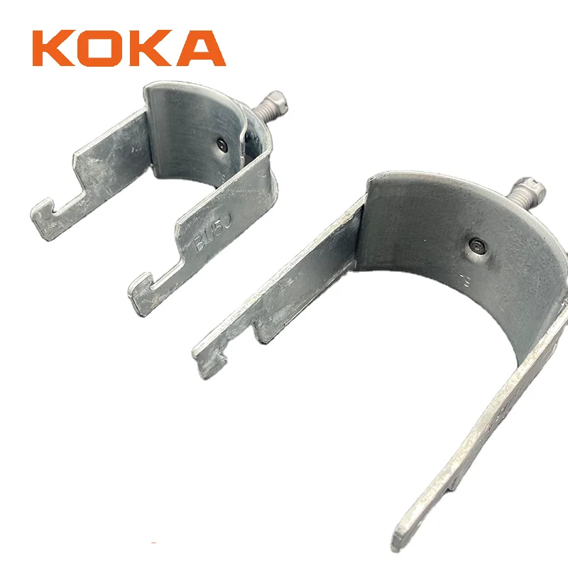 Factory Pipe Fitting Cable Clamps Metal Electrical 3/8' One Piece Assembled Strut Cable Clamps