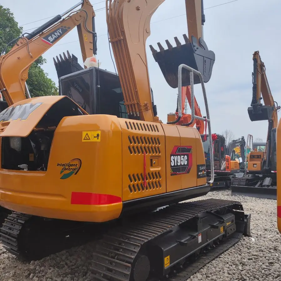 Second hand SANY SY95C pro excavator almost new condition and 9.5 ton with cheap price used SANY SY95Cpro 95C
