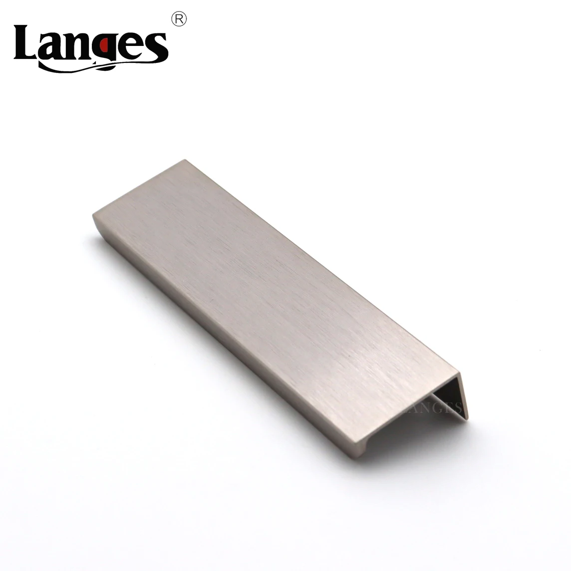 Side Mount Aluminum Alloy Finger Edge Dresser Cabinet Wardrobe Closet Door Pull Handle Drawer Knobs For Cupboard