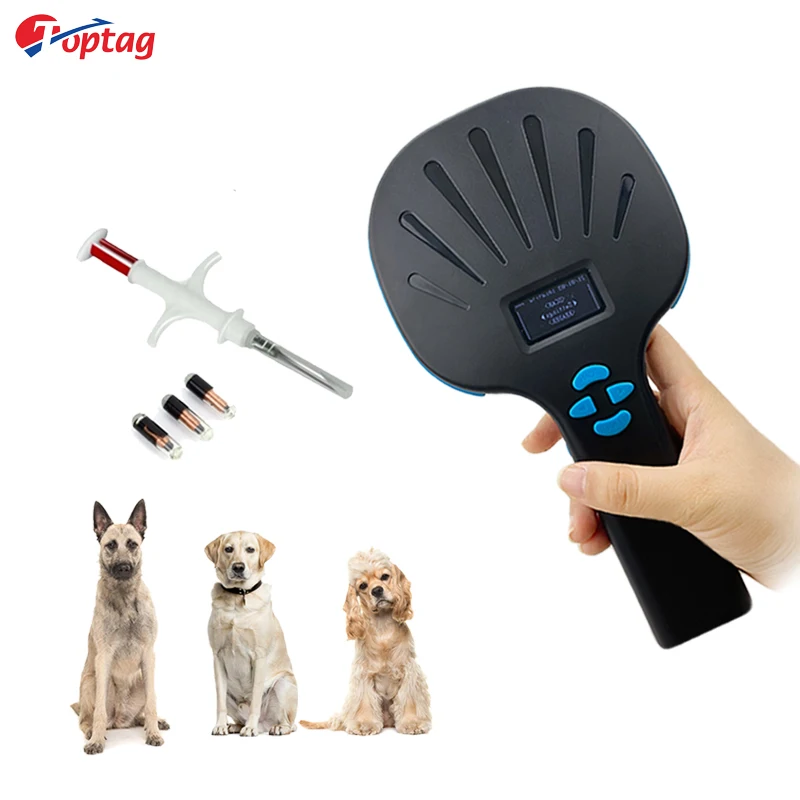 Long Read Range Animal Microchip Reader RFID 134.2khz Scanner W91
