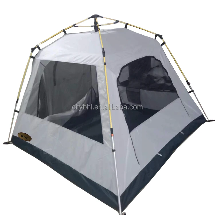 BHLQ factory wholesale price 4 6 8 10 12 16  person high quality instant tent pop up sleeping bag mat  sanitary barrack tent