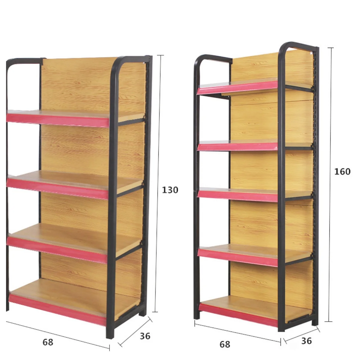 PFT light duty supermarket shelf retail write rack store shelves