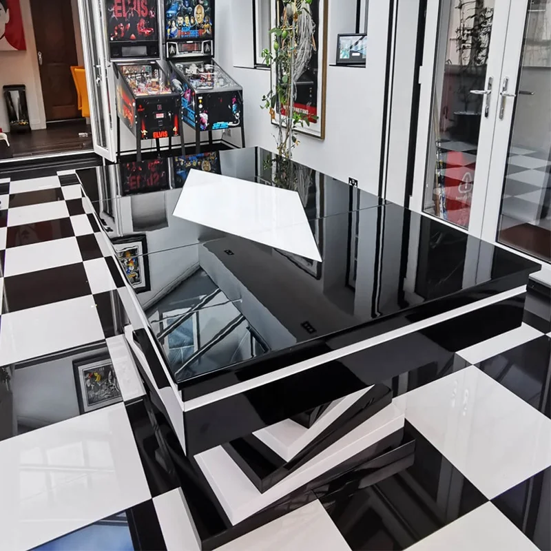 2024 Popular Modern pool Design Luxury Rock Plate Billiards Table 15 Years of Factory Sales Billiards Table