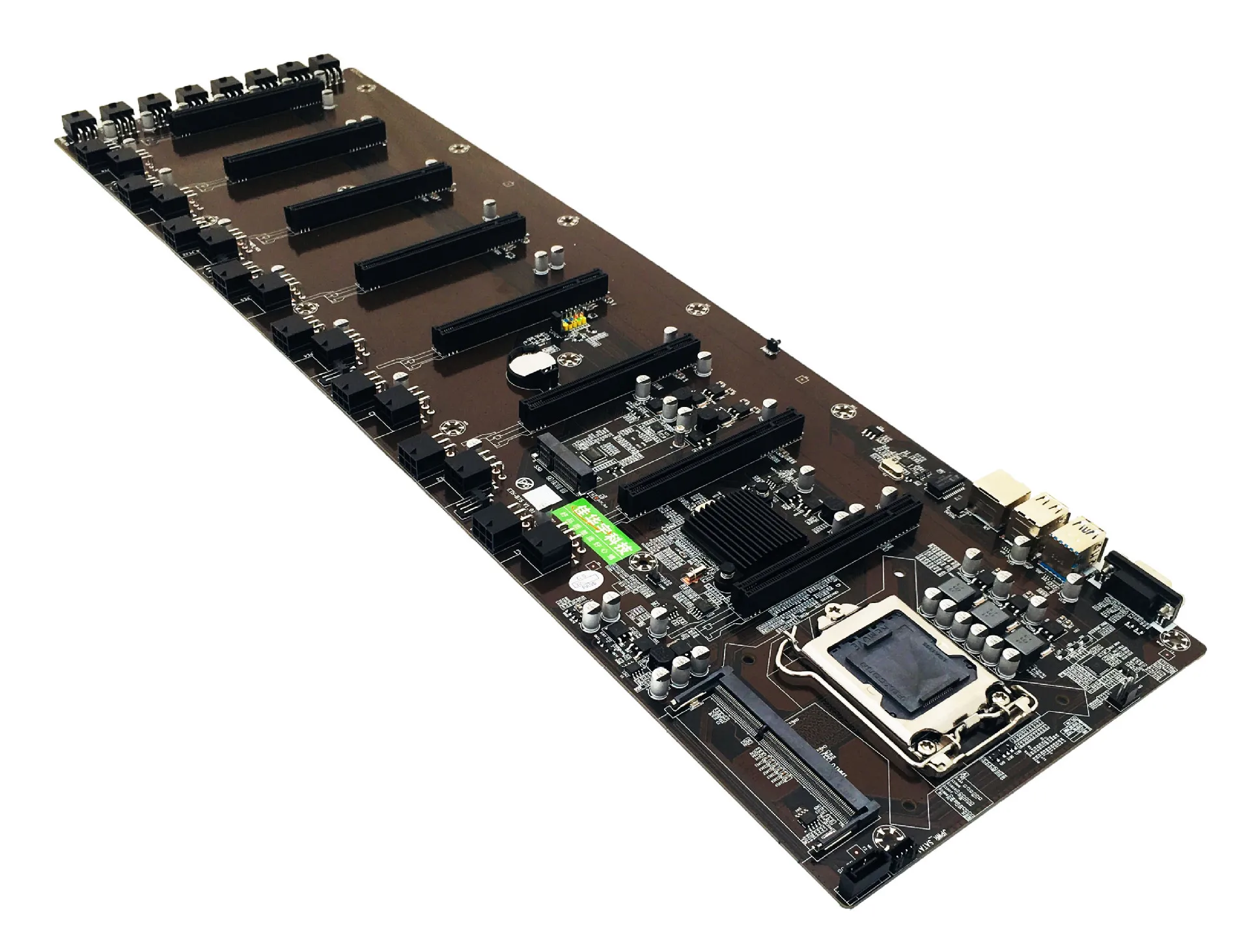  Материнская плата с 8 графическими картриджами и ГП pcie 847/b75/b85