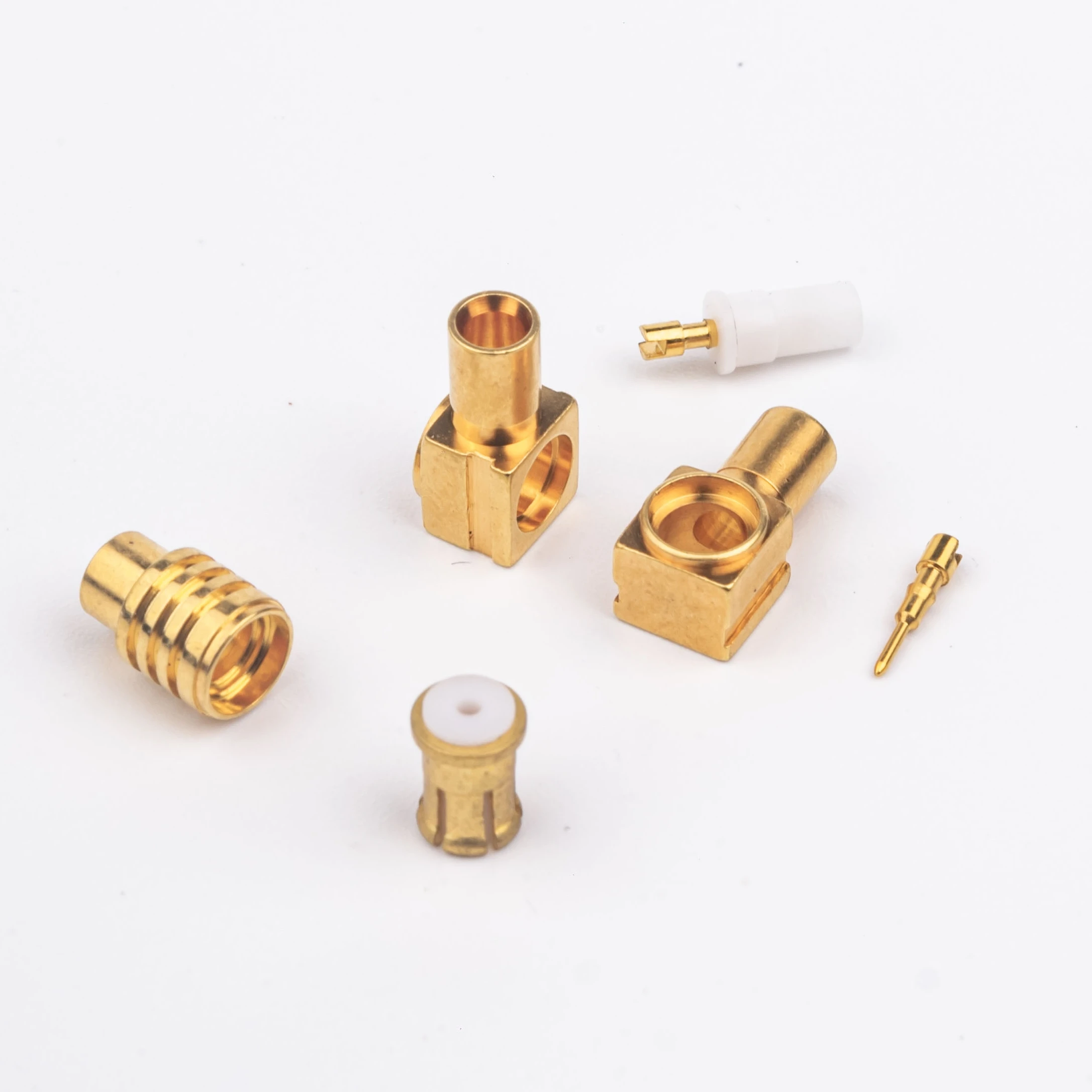 MCX male jack Right angle plated gold for Coaxial Cable RF coaxial MCX connector