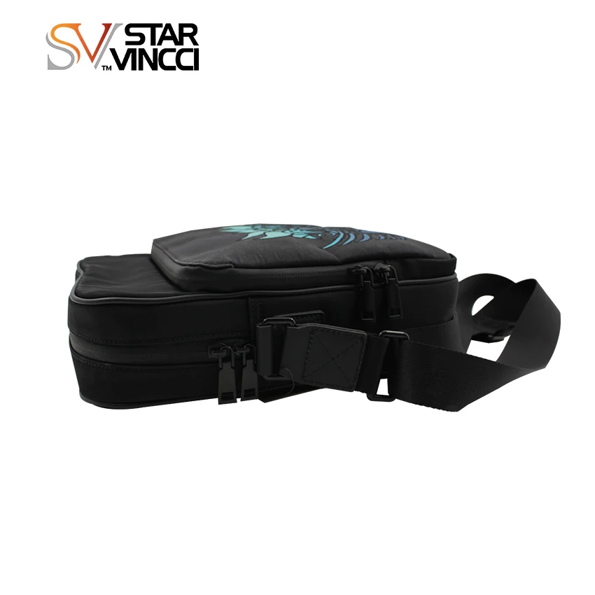 canvas messenger bag casual Dragon embroidery crossbody shoulder bags for men