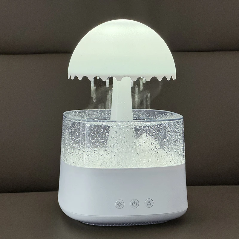 Seven Colors NightLights Aromatherapy Essential Oil Diffuser Auto Shut Off Protection Aroma Fountain Water Drop Sound Humidifier
