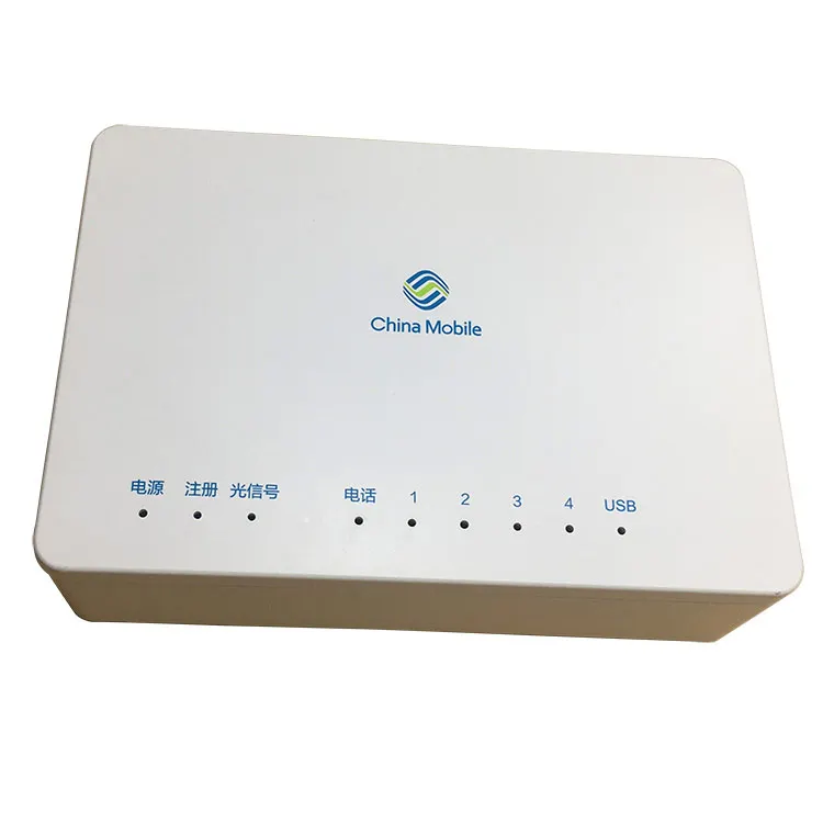 Беспроводной ONU 4GE F653GV9 1POTS + 1USB бывший в употреблении GPON ZXHN F668 ONT F660 V8 1 TEL FTTH
