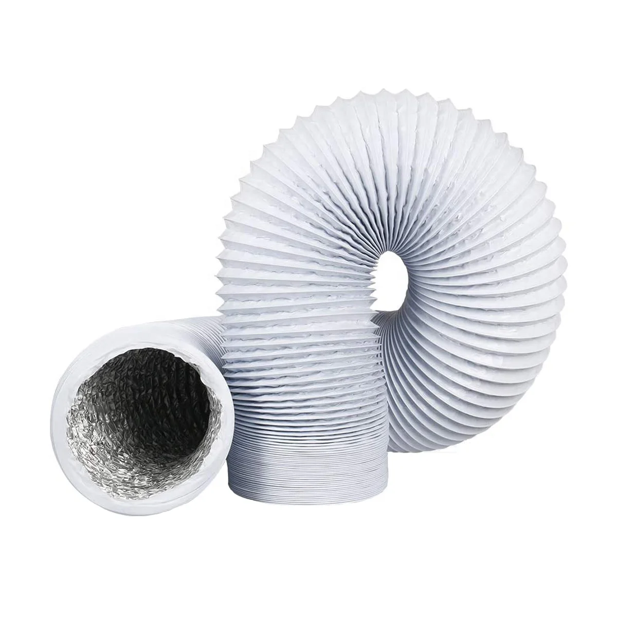 custom 4 inches Cheap Good Product Hvac Flex Duct Pvc Aluminum Foil Air Condit flexible air duct 6 inch