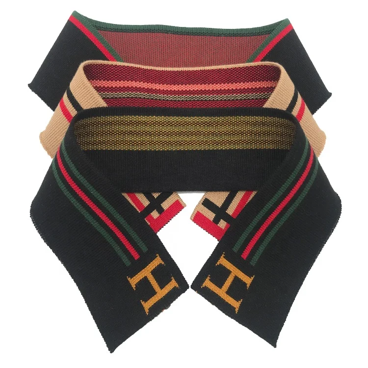
High Quality Knitted Ribbed t Shirt Neckline Collar Knit Collars for Polo Shirts Accessories 