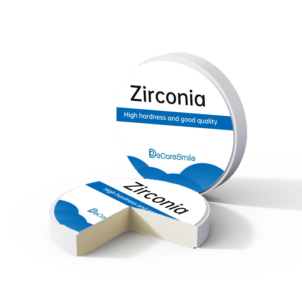 Zirconia Dental Blocks Disc CAD CAM Lab Implant Zirconium for Porcelain False Teeth Machinery Ce Orthodontic Materials Colorful