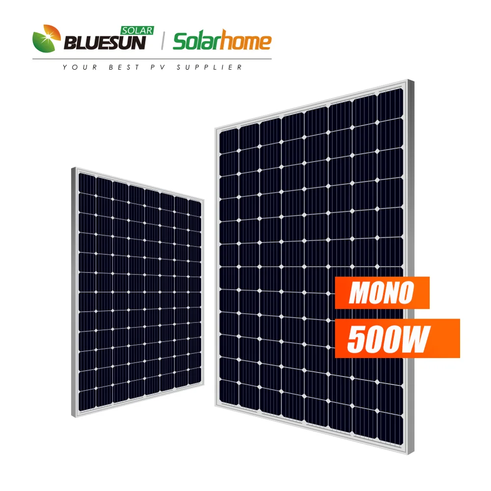 Bluesun 500 Вт 600 солнечная панель 700 800 моно 96 элементов батарея высокое качество ce сертификаты pv