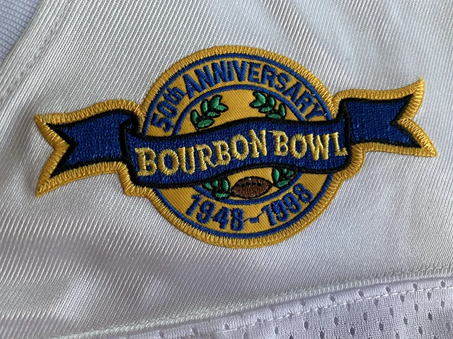 V Neck White #9 Mesh Fabric Sublimated American Football Jersey For Training