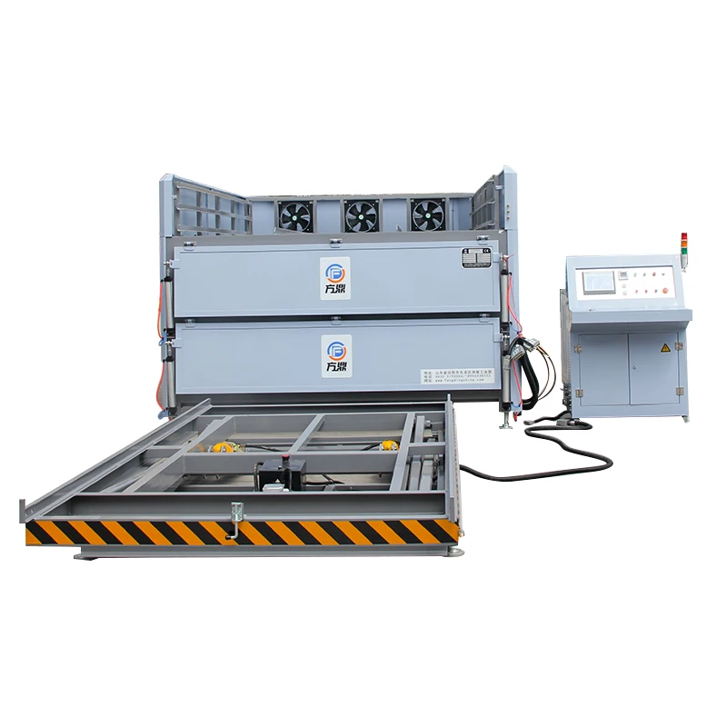 laminated glass machine with four glass loading trays double heating chamber