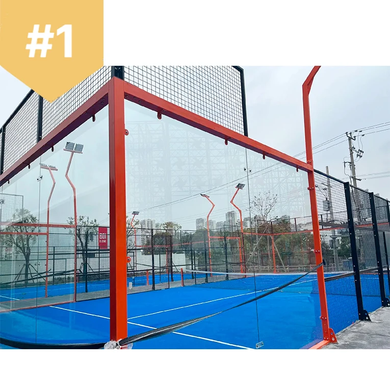 10mm 12mm Safety Unbreakable Clear Full Tempered Toughened Glass Panel for Squash Tennis Court Stadium wall