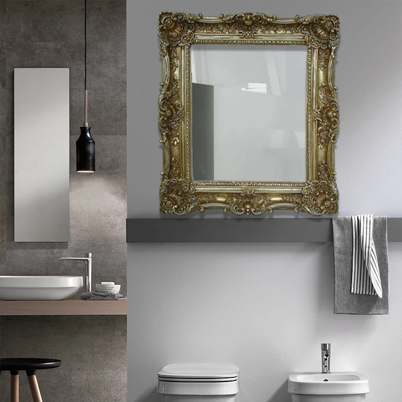 Customized Ornate Antique Large Gold Foil Baroque Art Canvas Custom Wood Picture Oil painting Frame Moulding For Wall Molding