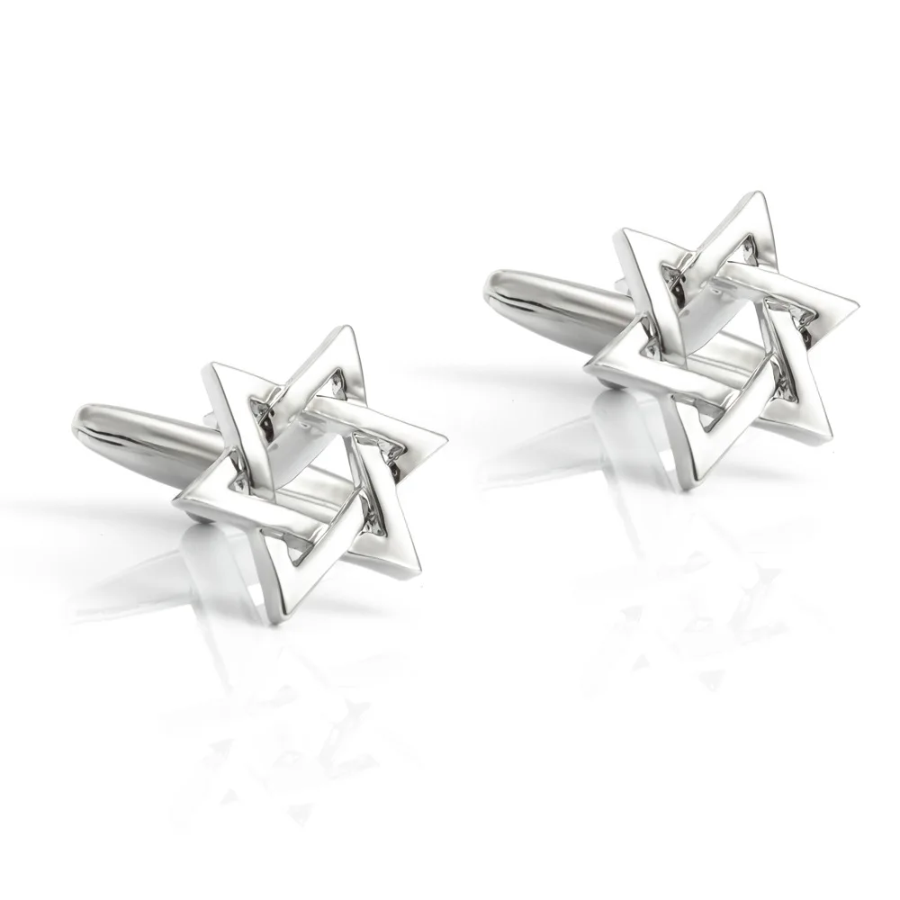 Custom Black Agate Stone Collar Button Chain Marvel Cufflinks for Men Stainless Steel Pac Man Cufflink with Pen Set