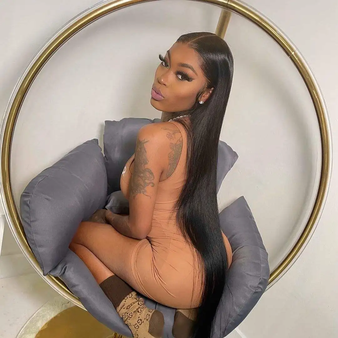 Необработанные индийские волосы длинные 40 дюймов оптовая продажа 100% человеческие натуральные черные выровненные по кутикуле парики HD на фронтальной сетке