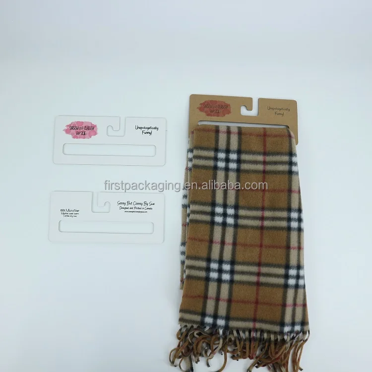 Recycled Cardboard Clothing Organizer Rectangle Blanket Paper Hanger for Display