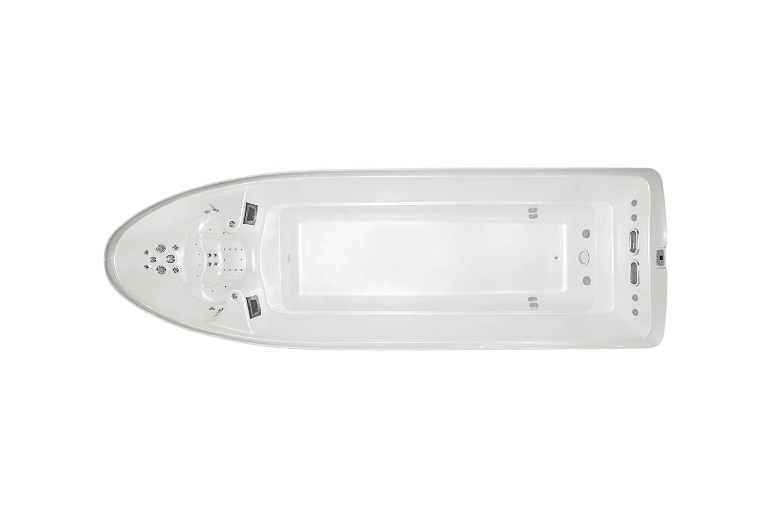 swankia Dual zone swim spa Swankia New Massage Acrylic ozone endless spa swimming pool for hot tub