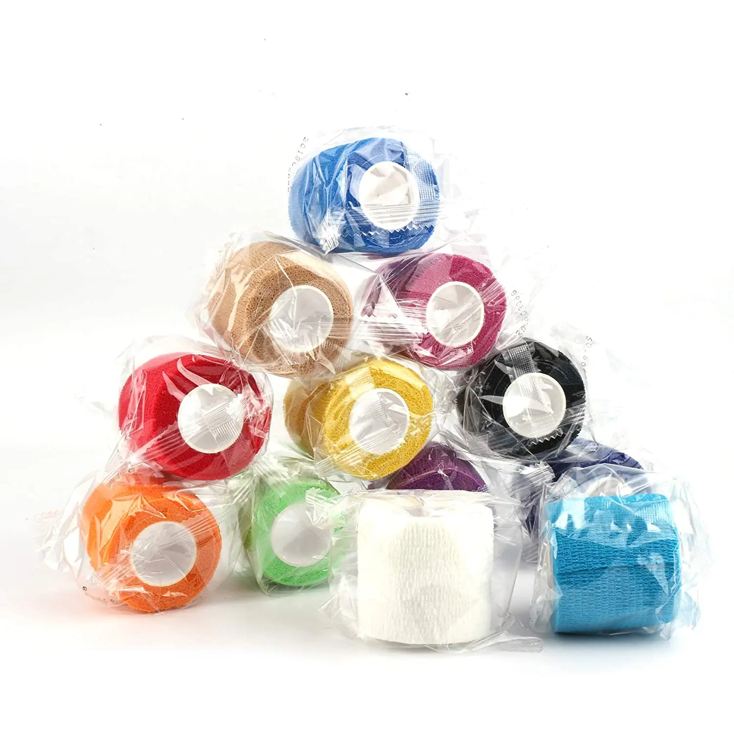 Manufacturer Wholesale CE ISO 5cm*5m Self Adhesive Bandage Wrap Vet sports wrap tape for Athletic