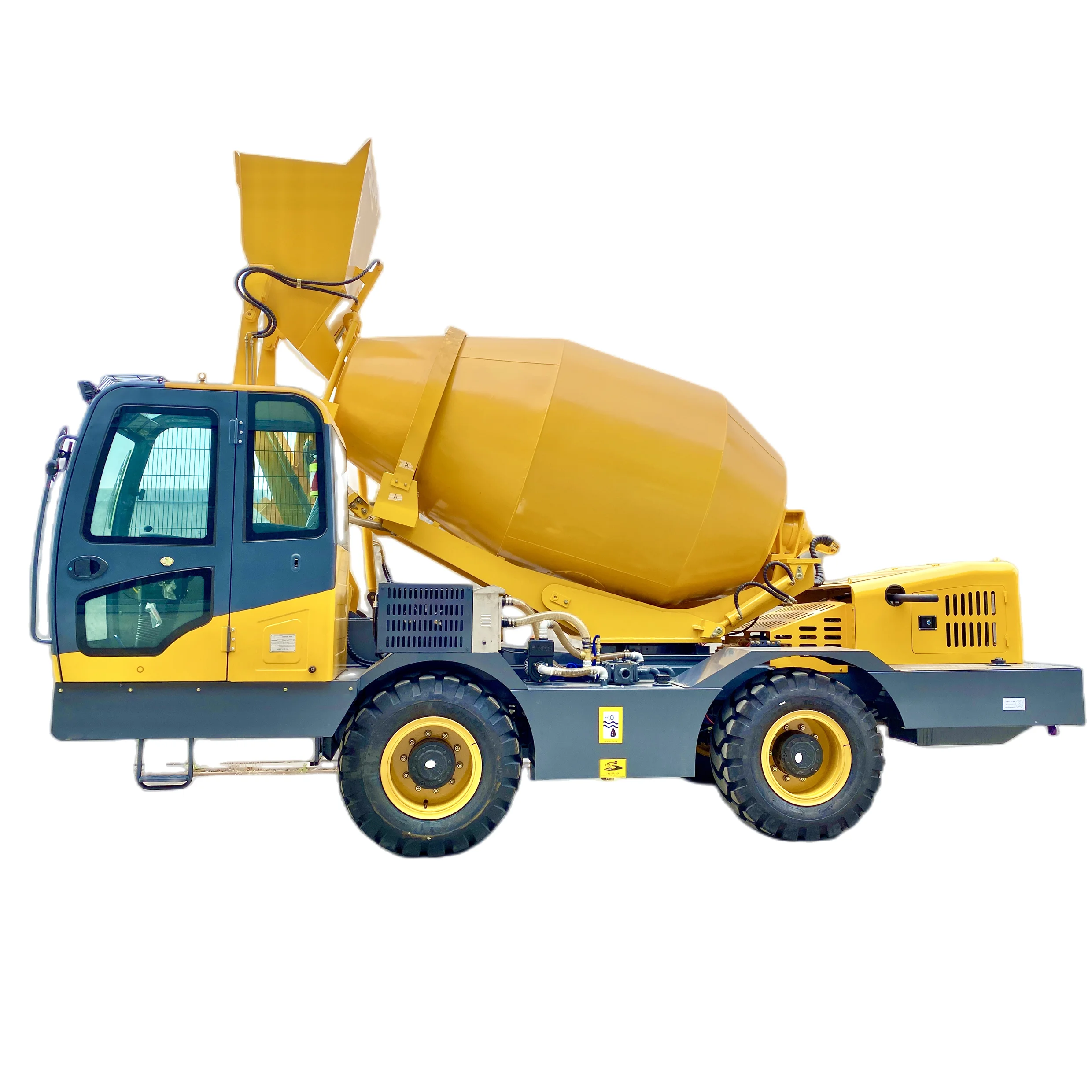 HONGYUAN self-loading concrete mixer machine for sale