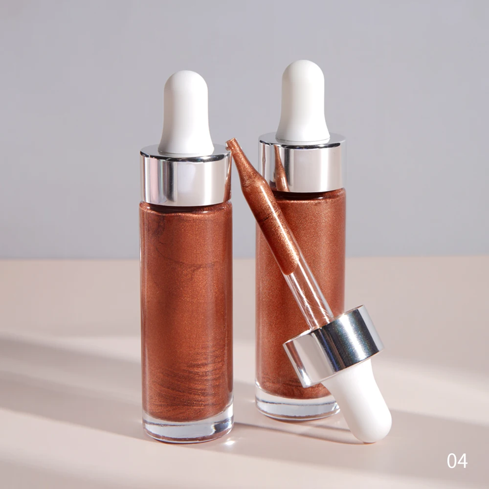 Professional Face Illuminator Makeup Liquid Highlighter Contour Glow Shimmer Bronzer Brighten Highlighter