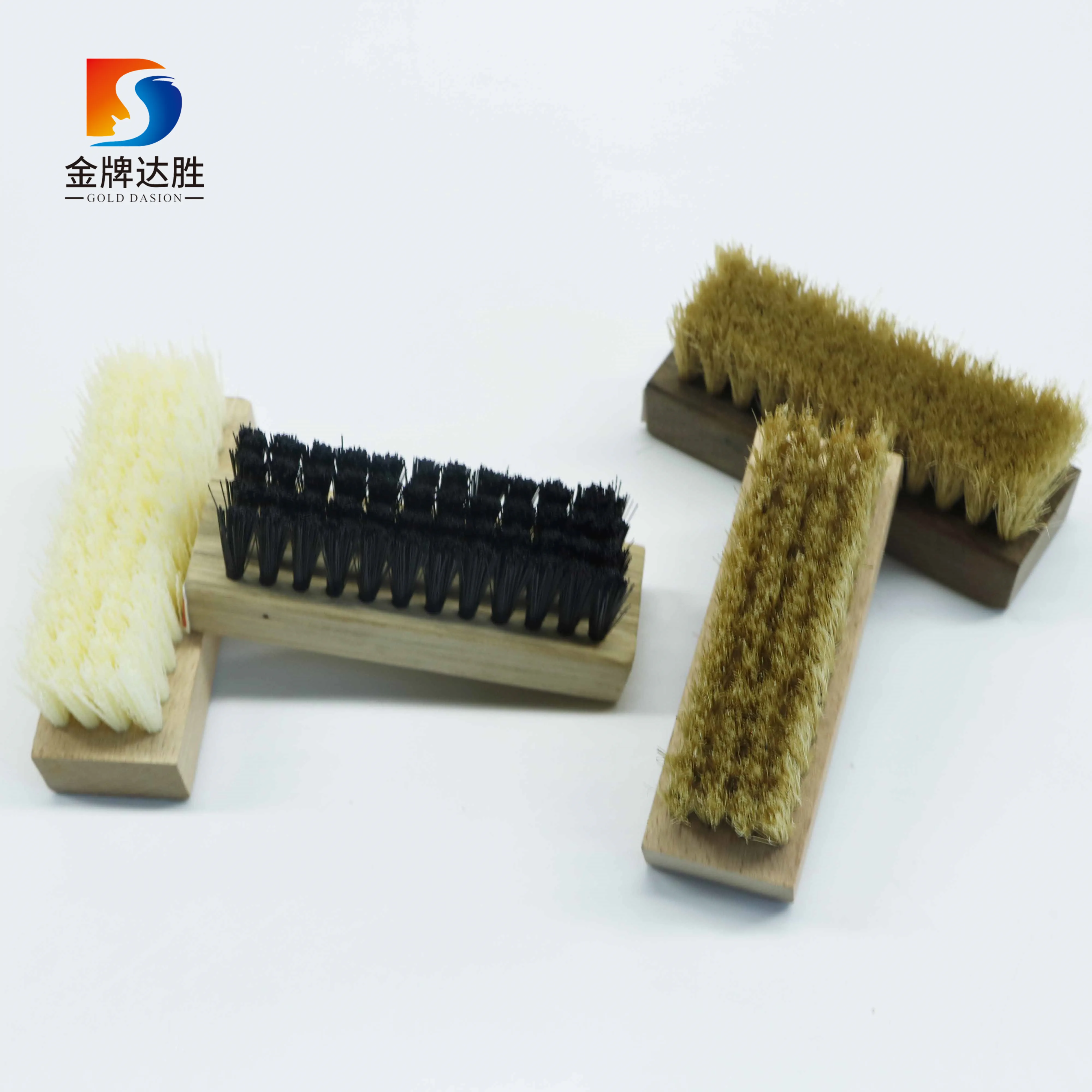 Распродажа щетка для чистки обуви с деревянной ручкой