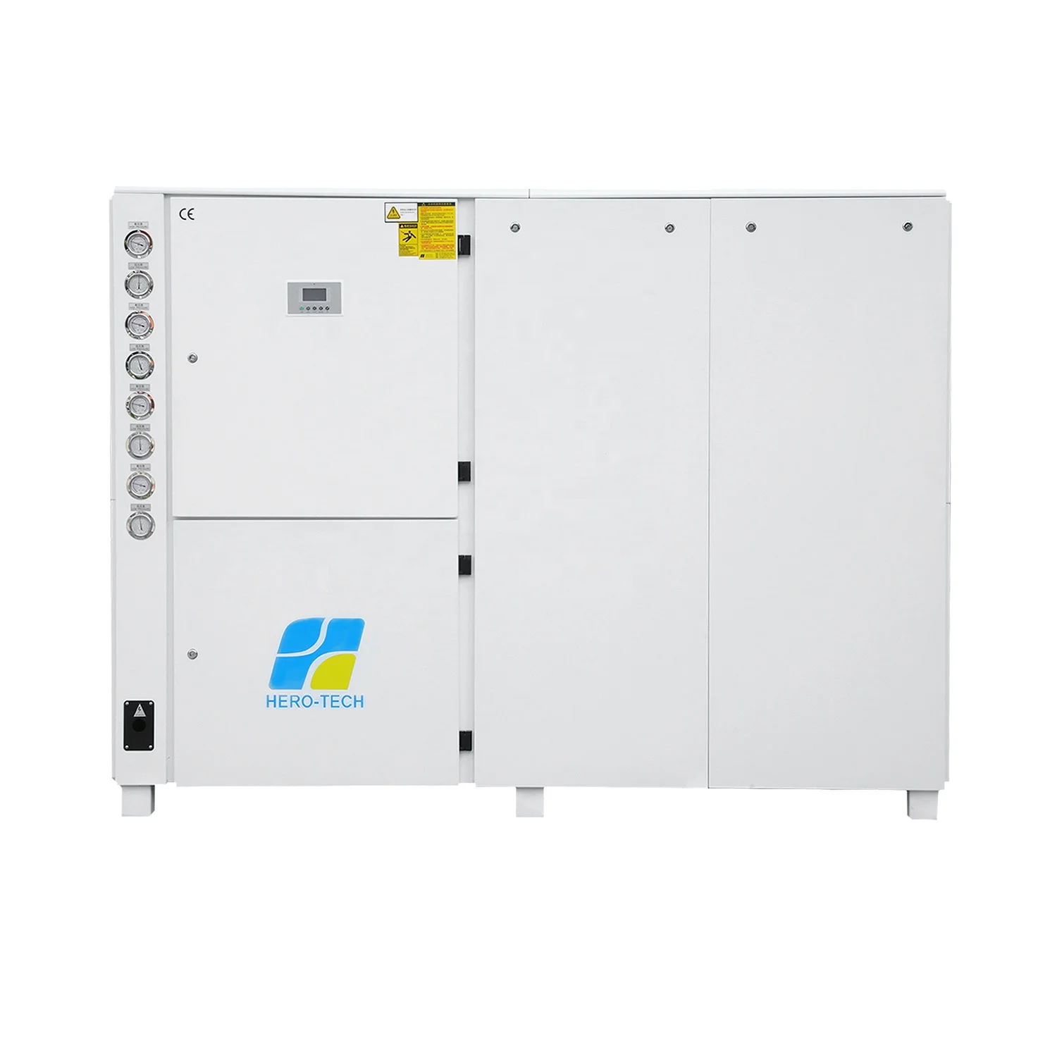 50hp 4 compressor system water cooled water chiller