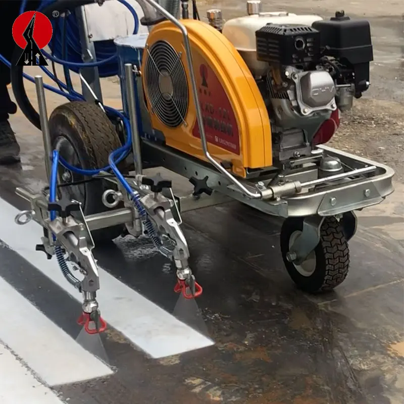 Безвоздушная машина для холодной покраски дорожной маркировки хорошего качества светоотражающие дорожные знаки машины